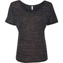 Bella+Canvas 8816 Women's Slouchy T-shirt - Black Marble