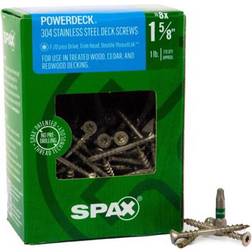 Spax PowerDeck No. 8 cu X Trim Head Deck Screws