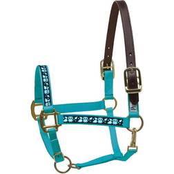 Perri s Ribbon Safety Halter Horse Turquoise/Owls