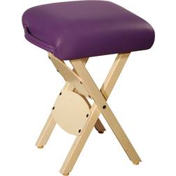 Master Massage tables lightweight wooden handy folding stool, purple