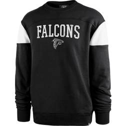 '47 Men's Atlanta Falcons Groundbreak Black Crew Sweatshirt