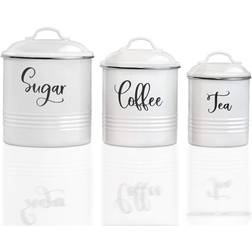 Home Acre Canisters Set of 3 Sugar Kitchen Container