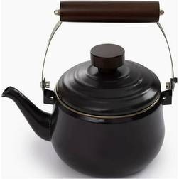 Enamel Charcoal Teapot