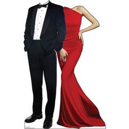 Advanced Graphics Red Carpet Couple Stand-in Life Cardboard Cutout Standup