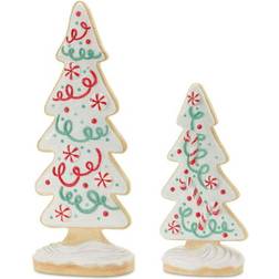 Melrose Set of 2 Gingerbread Christmas Tree