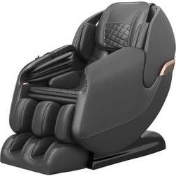RealRelax PS-3100 Black Color with Zero Gravity, Shiatsu, SL Track, Body Scan, Bluetooth Heat, Foot Roller massage Chair