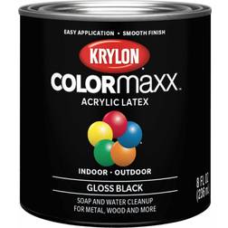 Krylon products paint gloss black 1/2pint