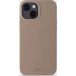 Holdit Silicone Case, Backcover, Apple, iPhone 15, Mocha Brown