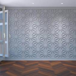Ekena Millwork Large Hampton Decorative Wall Panels in Architectural Grade PVC