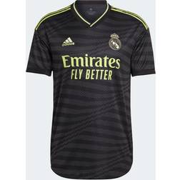 adidas 2022-23 Real Madrid Authentic Third Jersey Black-Neon