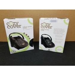 Cozy cover infant carrier cover secure baby car seat cover quilted black