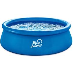 Blue Wave 13ft Round 33in Deep Speed Set Family Pool with Cover