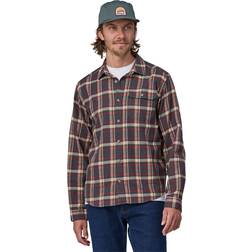 Patagonia L/S Cotton In Conversion LW Fjord Flannel Shirt, Ink Black, XL, Klær Herre