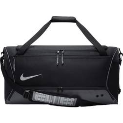 Nike Hoops Elite Duffel Bag 57L Men's, Blk/Irn Gry/Metallic Slvr