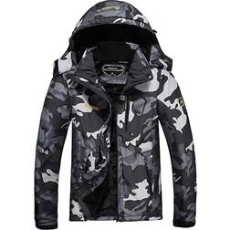 Moerdeng Men’s ArcticPeaks Jacket - Black Camouflage