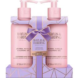 Baylis & Harding Luxury Hand Care Gift Set Jojoba, Vanilla Almond Oil 300ml 2-pack