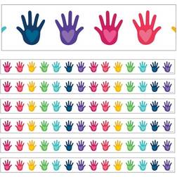 Carson Dellosa EducationÂ One World Hands with Hearts Border, 216Ft MichaelsÂ Multicolor 216
