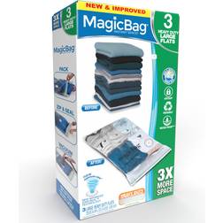 Magicbag original 3 heavy duty large flats vacuum compression seal storage bags
