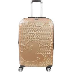 Ful Disney Textured Minnie Mouse Sided Rolling Luggage