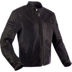 Segura Track leather jacket black Unisex