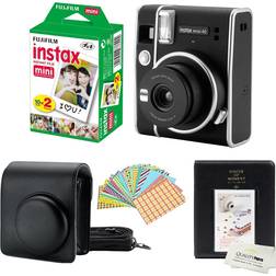 Fujifilm instax mini 40 instant camera with album, stickers and microfiber