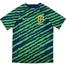 Nike 2022-23 Brazil Pre-Match Jersey Blue-Green