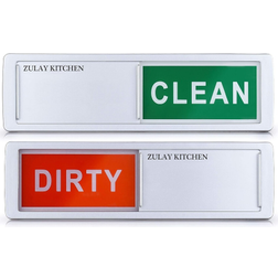 Zulay Kitchen Clean Magnet Sign Beige