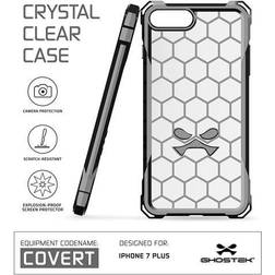 Ghostek Covert Thin iPhone 7 Plus, iPhone 8 Plus Case with Clear Honeycomb Design Shockproof Heavy Duty Protection Wireless Charging for 2017