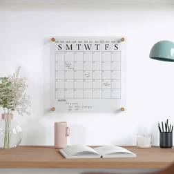 Martha Stewart Grayson Acrylic Dry Erase Calendar