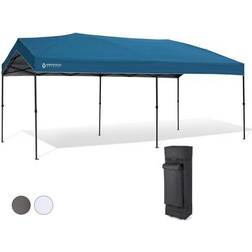 ARROWHEAD OUTDOOR 10x20 Pop-Up Canopy & Instant Shelter, Easy One Person Setup, Water & UV Resistant 300D Fabric Construction, Adjustable Height