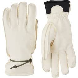 Hestra Wakayama 5-Finger Ski Gloves - Almond White