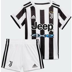 adidas Infant White/Black Juventus 2021/22 Home Replica Kit