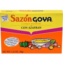 Goya Sazon with azafran saffron 1.41oz on