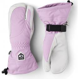Hestra Women's Heli 3-Finger Gloves - Syringa/Offwhite