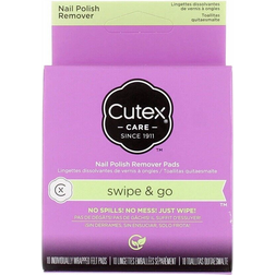 Cutex Care Swipe & Go Nail Polish Remover Pads 10-pack