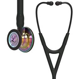 3M Littmann 3M Littmann Cardiology IV Diagnostic Stethoscope, High Polish Rainbow-Finish Chestpiece, Black Tube, Smoke Stem and Smoke Headset, 27 inch, 6240