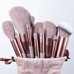 Shein Makeup Brushes Set,13Pcs Portable Makeup Brush Set For Blush, Eyeshadow Cosmetic Brush Set Blush Brush Makeup Tools