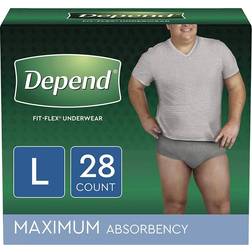 Depend Fit-Flex Incontinence Underwear for Men 28-pack