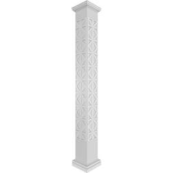 Ekena Millwork Premium Square Non-Tapered Imperial Column Wrap Kit
