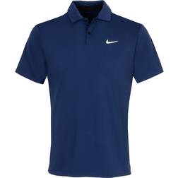 Nike Men's Dri-FIT Tour Solid Golf Polo, Medium, Midnight Navy/White