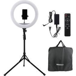Vivitar LED Ring Light with Stand 18 Inch