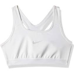 Nike Big Girl's Sports Bra - White/Pure Platinum