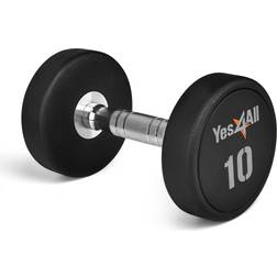 Yes4All 10 lbs Premium heavy weight Urethane Dumbbell Single