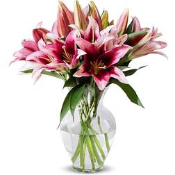 Birthday Flowers, Flowers for Weddings, Easter Flowers, Christmas Flowers Lilies Bouquet Bunches 1