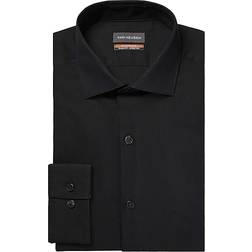 Van Heusen Men's Stain Shield Slim Fit Dress Shirt - Black