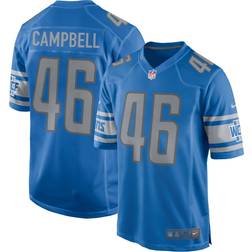 Nike Jack Campbell Blue Detroit Lions 2023 NFL Draft First Round Pick Game Jersey