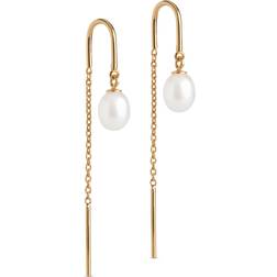 ENAMEL Copenhagen Eleanor Earrings - Gold/Pearl