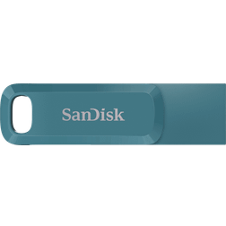 SanDisk Ultra Dual Drive Go 128 GB USB 3.1 Type-C USB-A Stick Navagio Bay Blau