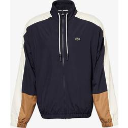 Lacoste Mens Abysm Brand-patch Recycled-polyester Sweatshirt