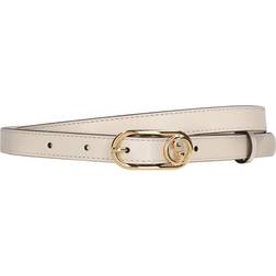Gucci GG leather belt white 90CM